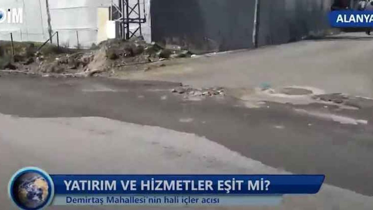 Alanya'da Demirtaş'ın hali içler acısı